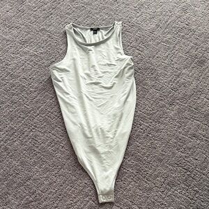 Express Light Mint Green Sleeveless Bodysuit